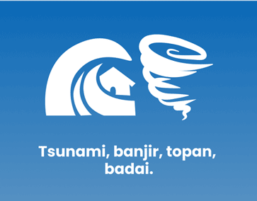 Tsunami, banjir, topan, badai.