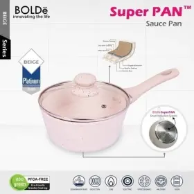 BOLDE 18CMSAUCEPANBEIGE 18CM SAUCE PAN BEIGE