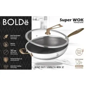 Ufoelektronika BOLDE 32CMWOKHONEYCOMB 32 CM SUPER WOK HONEYCOMB