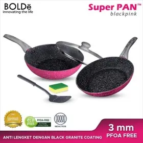 Ufoelektronika Bolde Super Pan Granite 5 Pcs Sets SUPERPANGRANITEBLACKPINK 