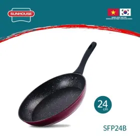 Frypan SFP24B Marble Anti Lengket Hitam Merah 24 cm