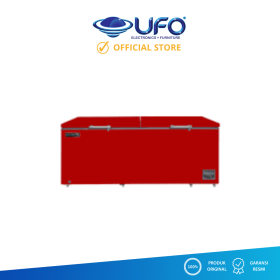 Artugo Chest Freezer Box 1100 Liter 2 Pintu Red CF1232R