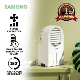 Samono SWEFW300WHITE DESK MINI COOLER KIPAS USB CHARGING