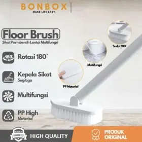 Samono Sikat Toilet Gagang Panjang Pembersih Kloset Serbaguna Bathroom Brush Rotasi 180°  BCB30