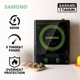 Samono WS01 Black Kompor Induksi 600 WATT