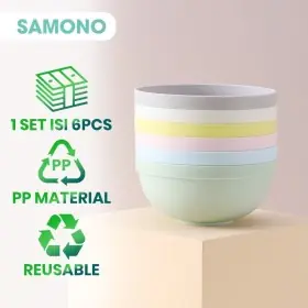 Ufoelektronika Samono (1 Set Isi 6Pcs) Tableware STW01B  CLEARANCE SALE