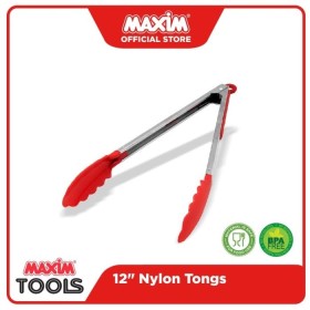 Maxim MTSTG12P Penjepit Makanan 12" Nylon Tongs