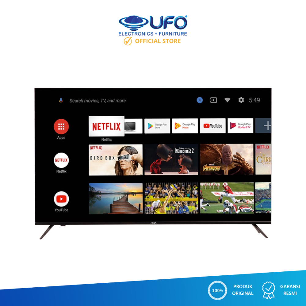 Aqua LE50AQT6600UG LED 50 Inch 4K UHD Smart TV