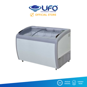 GEA Chest Freezer Box 360 Liter Sliding Curve Glass SD360BY
