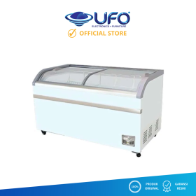 GEA Chest Freezer Box 500 Liter Sliding Curve Glass SD500BY