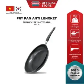 Ufoelektronika Sunhouse SHG1124BA Fry Pan Anti Lengket 24cm