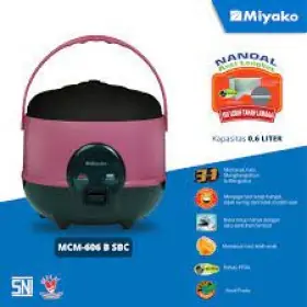 Ufoelektronika Miyako MCM606BSBC Rice Cooker