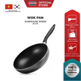 Ufoelektronika Sunhouse SHS20 Deep Frypan Anti Lengket Hitam 20cm