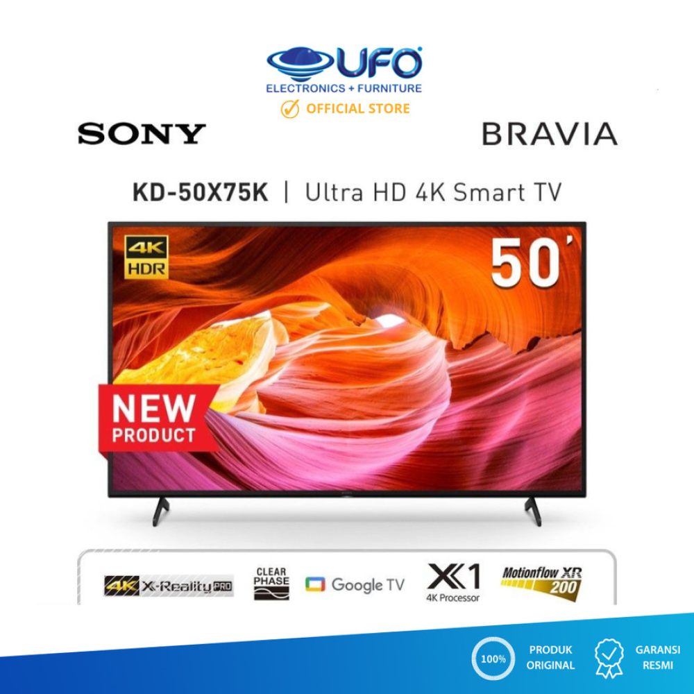 SONY KD50X75K LED 4K HDR SMART GOOGLE TV 50 INCH