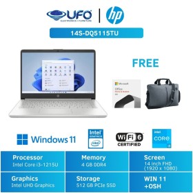 HP Laptop 14S-DQ5115TU i3 SILVER