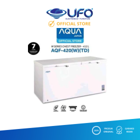 Ufoelektronika AQUA AQF420WTD CHEST FREEZER 400L Freezer Box Aqua AQF 420 Digital
