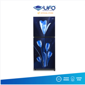 Ufoelektronika Aqua Kulkas 2 Pintu 169 Liter AQRD251(LB)
