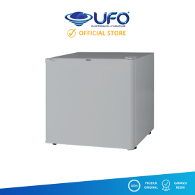 Ufoelektronika AQUA AQRD50F(S) LEMARI ES 1 PINTU 50 LITER SILVER