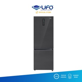 Ufoelektronika AQUA AQR320RBM(BK) KULKAS 2 PINTU BOTTOM FREEZER 292L