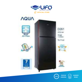 AQUA  AQRD261(DS) KULKAS 2 PINTU 203 LITER