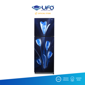 Ufoelektronika Aqua Kulkas 2 Pintu 220 Liter AQRD270(LB)