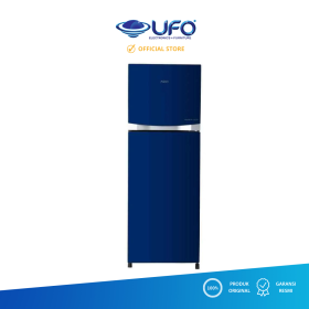 Ufoelektronika Aqua Kulkas 2 Pintu Inverter 220 Liter AQRD275R(BD)