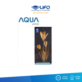 Ufoelektronika AQUA AQRD191(LK) LEMARI ES 1 PINTU 160L