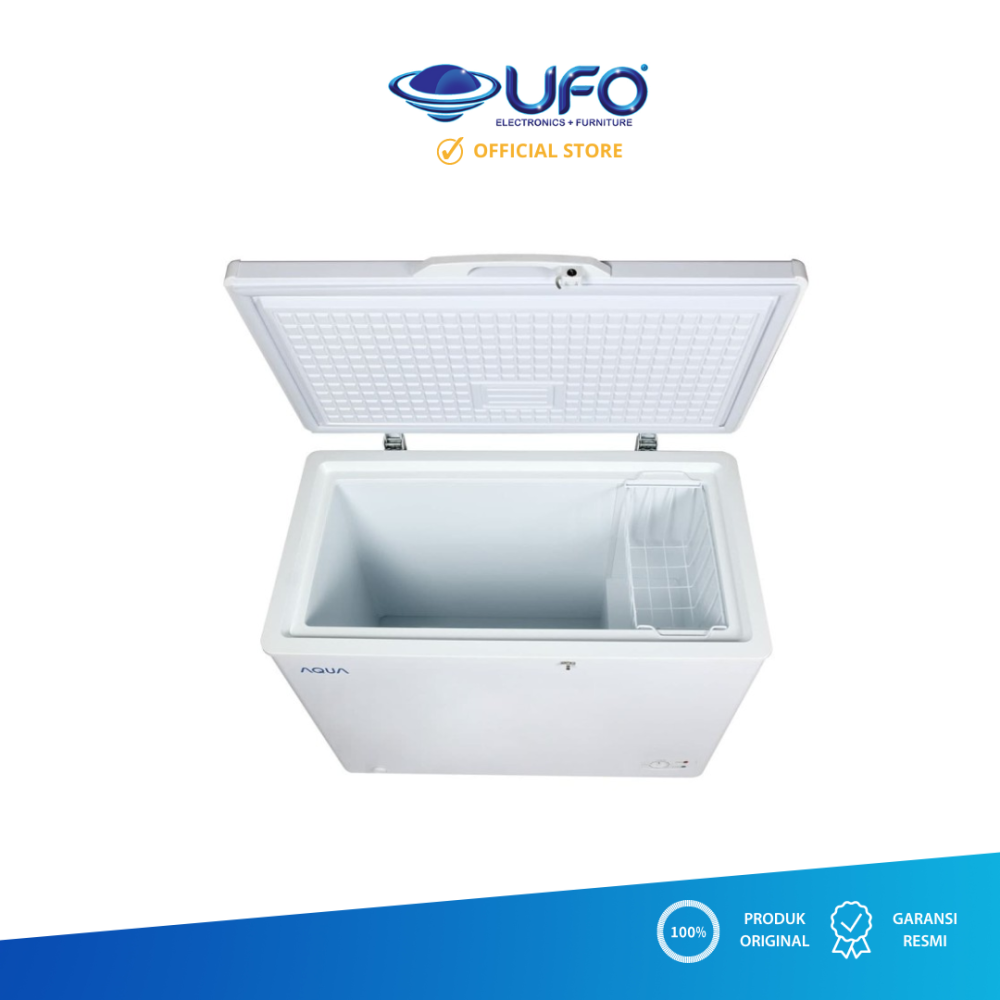 AQUA AQF200(W) FREEZER BOX 200L  UFO Elektronika - Toko Elektronik Online