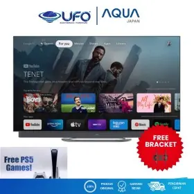 Ufoelektronika Aqua Oled Tv 4K Hdr Google Tv With Harman Kardon Speaker AQT65C900UX 