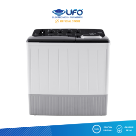 Ufoelektronika Aqua Mesin Cuci 2 Tabung 14 Kg QWP1460T 