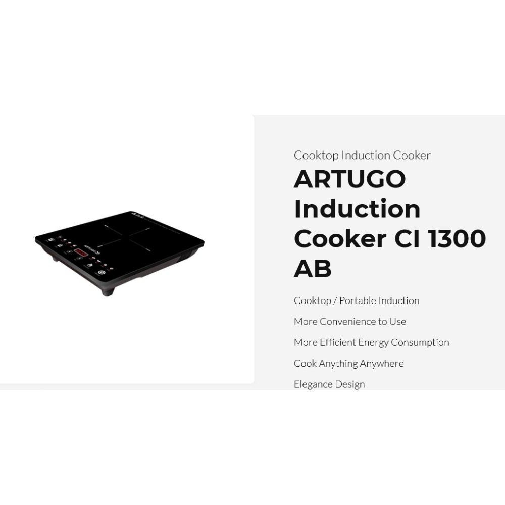 ARTUGO CI1300AB INDUCTION COOKER