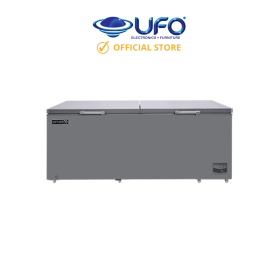 Ufoelektronika Artugo Chest Freezer Box 950 Liter 2 Pintu Grey CF1032