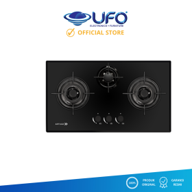 Ufoelektronika Artugo Kompor Gas Tanam 3 Tungku  AH3733CB 