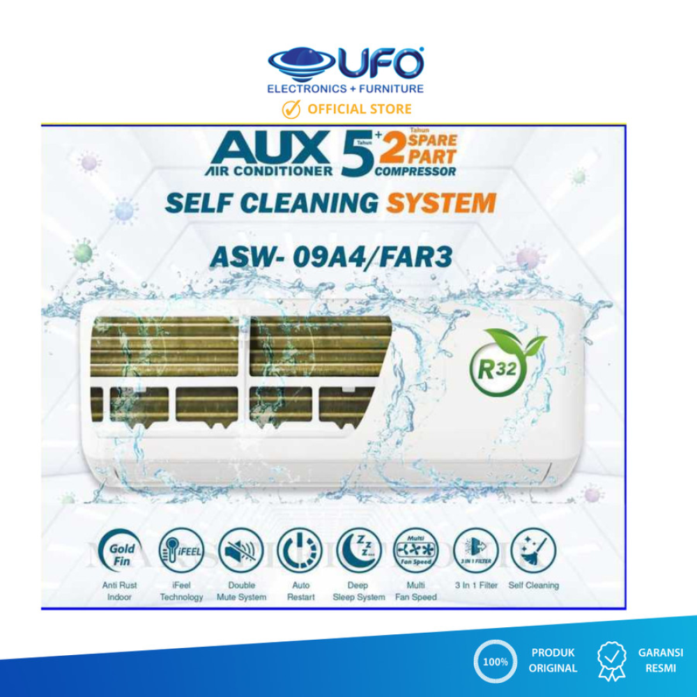 AUX ASW09A4/FAR3 AC SPLIT STANDARD 1 PK