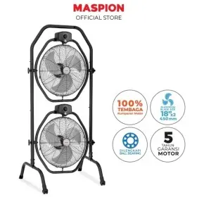 Ufoelektronika Maspion Kipas Angin Power Fan 18 inch 70 Watt 2 Tingkat PW18X2 