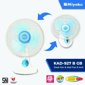Ufoelektronika Miyako Kipas Angin Meja 9 Inch KAD927B GB/PL