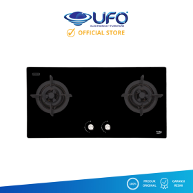 Ufoelektronika BEKO - Kompor Tanam HISW92225SOB HOB GAS 2 BURNER BLACK / HISW92225SOB