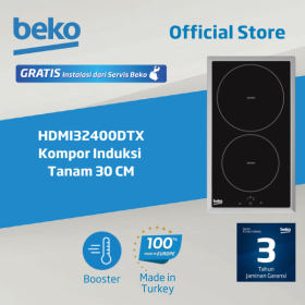 Ufoelektronika Beko Kompor Induksi Tanam 30cm HDMI32400DTX 2 Tungku