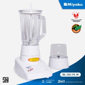 Miyako Blender 2 In 1 1 Liter BL301PLW 
