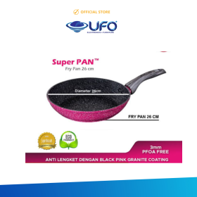 Ufoelektronika BOLDE FRYPAN 26 CM 26CMFRYPANBLACKPINK