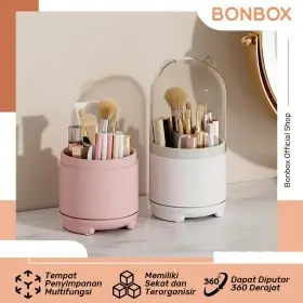 Bonbox BSB3203PINK  Kotak Makeup Storage Organizer Dengan Sekat Rak Kosmetik