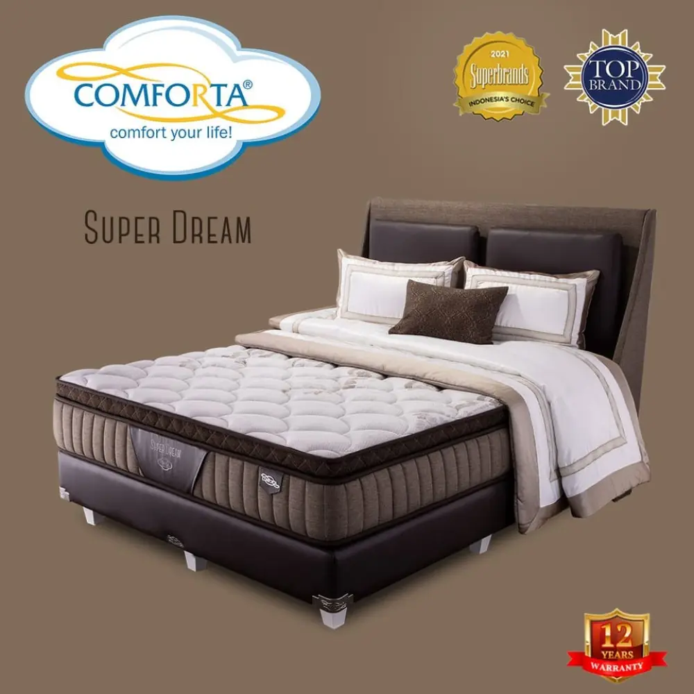 SPRING BED COMFORTA SUPER DREAM FULL SET