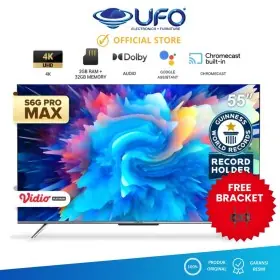 Ufoelektronika Coocaa 55 Inch Google Smart QLED TV 4K UHD 55Y72PRO