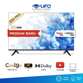 Ufoelektronika Coocaa 50S3U-PRO Smart UHD 4K TV Digital Android TV Coocaa 50S3U Pro