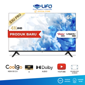 Ufoelektronika Coocaa 50 Inch Smart Uhd 4K Tv Digital Android Tv 50S3U-PRO 