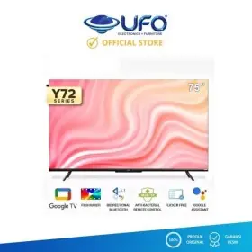 Ufoelektronika Coocaa 75Y72 4K UHD Google LED TV Flicker-Free 75 inch