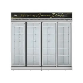 Ufoelektronika GEA Showcase 4 pintu Alumunium door frame 2.488 Liter EXPO2500IC