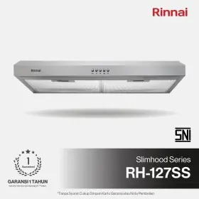 Ufoelektronika Rinnai Cooker Hood Stainless Steel RH127SS