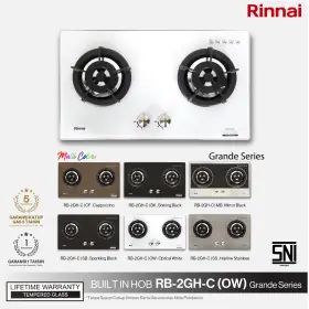 Ufoelektronika Rinnai Kompor Tanam Built In Hob RB2GHC(OW)