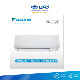 Ufoelektronika AC Daikin 1/2 PK Split Standart Breeze FTP15AV149 | UNIT ONLY